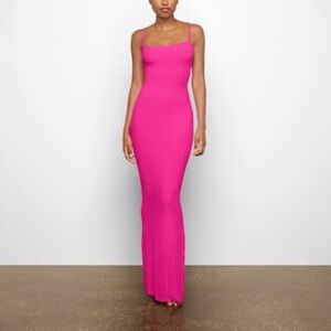 SKIMS pink soft lounge dress